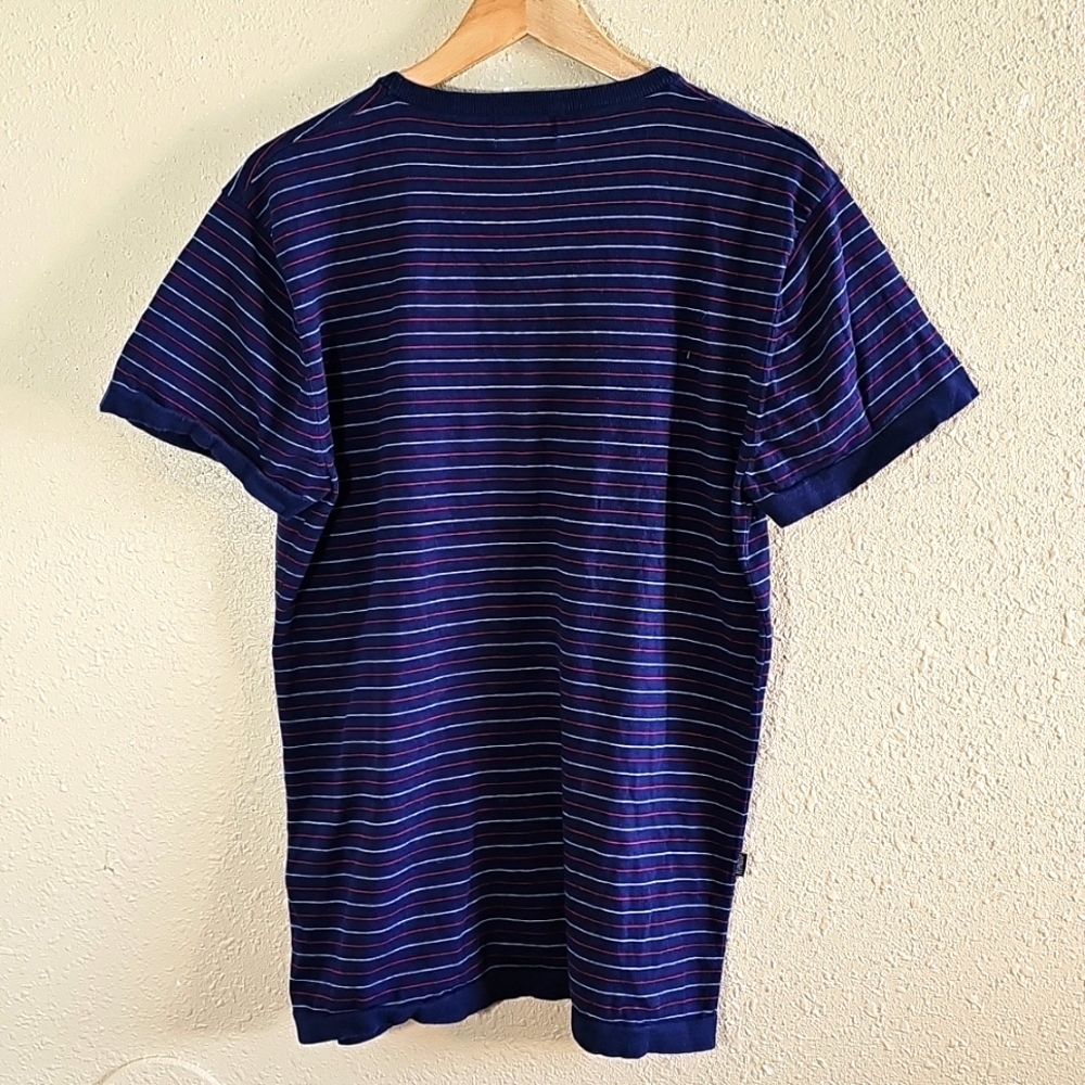 Ripndip Striped T-Shirt with Cat Embroidery. - Picture 6 of 6